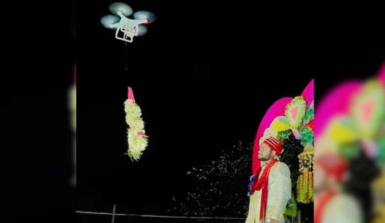 جب ورمالا دینے والا ڈرون کریش کر گیا