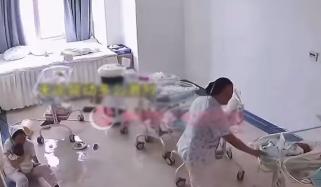 زلزلے کے دوران چینی نرسوں نے جان خطرے میں ڈال کر نوزائیدہ بچوں کی حفاظت کی