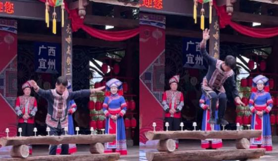 کچے انڈوں پر جمپ لگانے کا نیا عالمی ریکارڈ