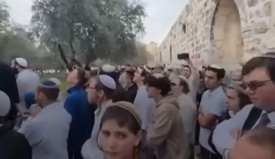 اسرائیل کی 1967ء کے بعد 180 یہودیوں کو مسجدِ اقصیٰ میں عبادت کی اجازت