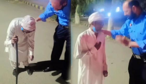 اسلام آباد پولیس کی شُف شُف کا کمال، بیمار بزرگ شہری دوڑنے لگا