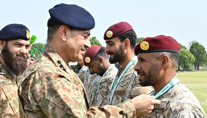 آٹھویں آرمی ٹیم اسپرٹ مقابلے، آرمی چیف بطور مہمان خصوصی شریک