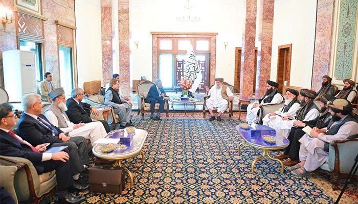 پاکستان اور افغانستان کا روابط برقرار رکھنے اور باہمی تعلقات کو فروغ دینے کے عزم کا اعادہ