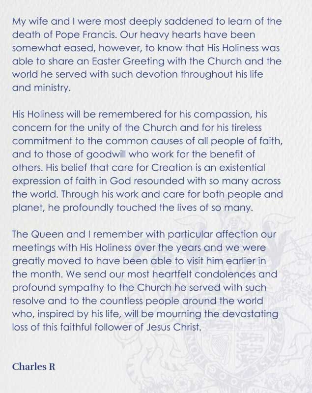 Pope Francis death: Prince William set to attend funeral on King Charles behalf