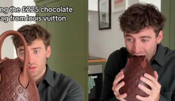 لگژری برانڈ کا چاکلیٹ بیگ وائرل