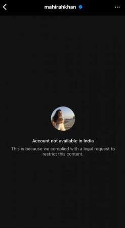 Pakistani celebrities Instagram accounts disabled in India amid ongoing tensions