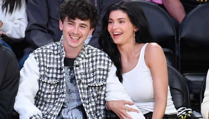 Kylie Jenner, Timothée Chalamet get cozy at Lakers game date