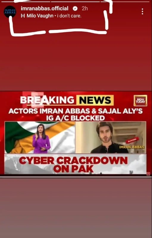 سوشل میڈیا اکاؤنٹس کی پابندی پر پاکستانی فنکاروں نے بھارت کو آڑے ہاتھوں لے لیا