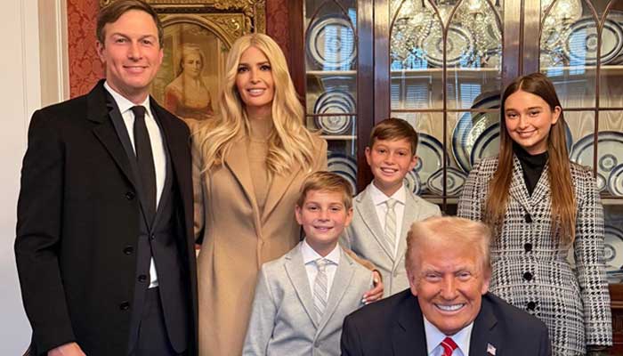 Ivanka Trump’s son Theo recreates historic Kennedy snap with grandpa