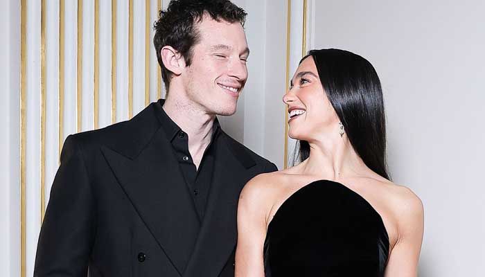 Dua Lipa stuns in leather mini-dress on NYC Date night with Callum Turner