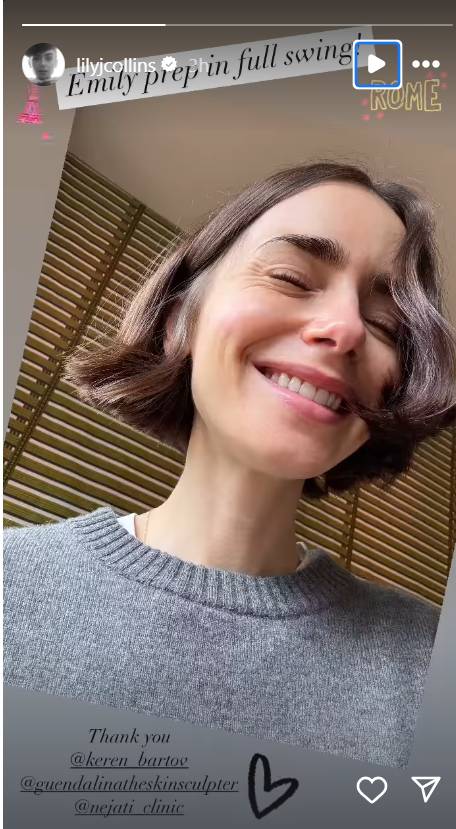 P.S. Instagram/lilyjcollins