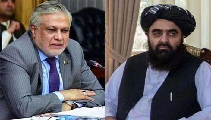 اسحاق ڈار اور افغان وزیر خارجہ امیر متقی میں رابطہ،  دوطرفہ تعلقات اور تجارت پر گفتگو