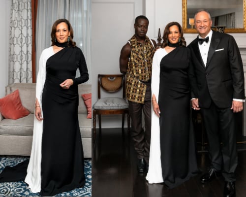 Kamala Harris makes stunning Met Gala debut in custom Off-White gown