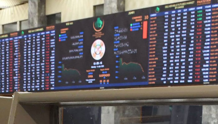 بھارتی جارحیت، پاکستان اسٹاک ایکسچینج میں ایک ہزار 845 پوائنٹس کی کمی