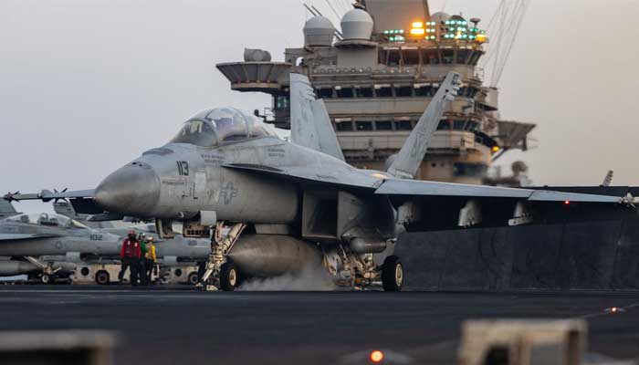 US Navy jet falls into sea from Truman aircraft carrier