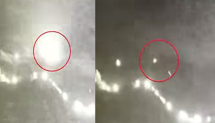 پاکستانی افواج کی جانب سے پانڈو سیکٹر میں بھارتی فوجی ہیڈکوارٹر کی تباہی کے مناظر—پی ٹی وی ویڈیو گریب