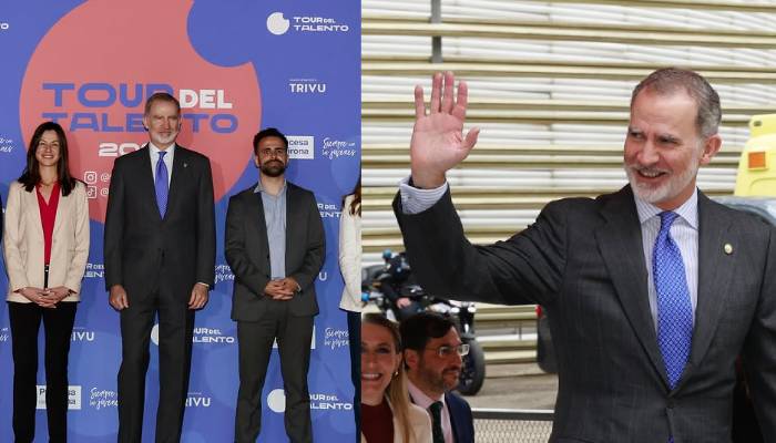 King Felipe presides over special round table meeting in new outing