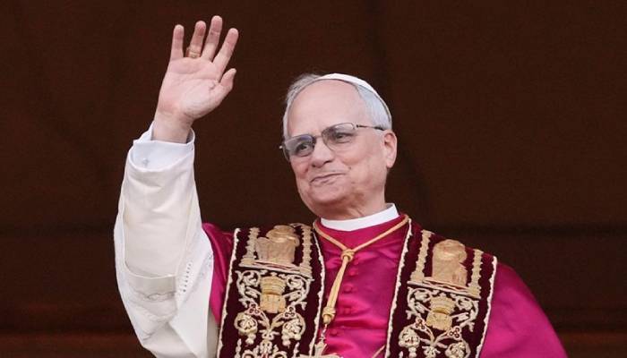 Robert Prevost greets world in first public appearance as Pope Leo XIV