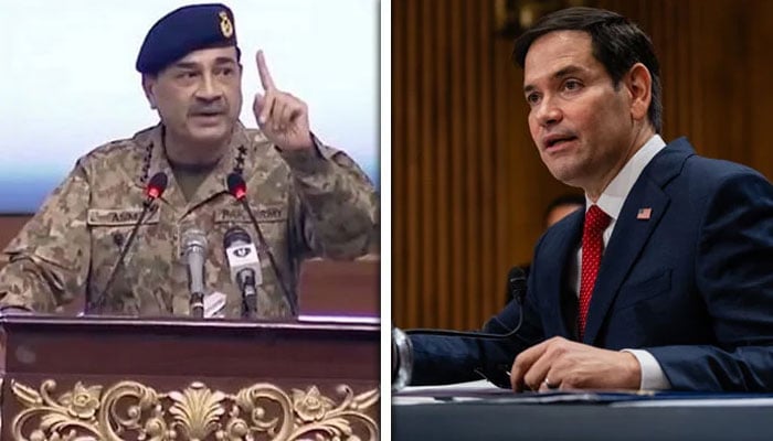 پاک بھارت کشیدگی، آرمی چیف جنرل عاصم منیر سے امریکی وزیر خارجہ مارکو روبیو کا ٹیلی فونک رابطہ