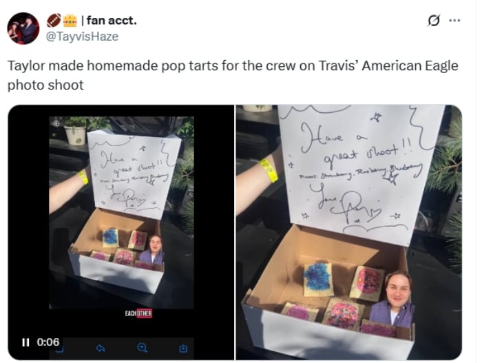 Taylor Swift shows support for Travis Kelces team with heartfelt gesture