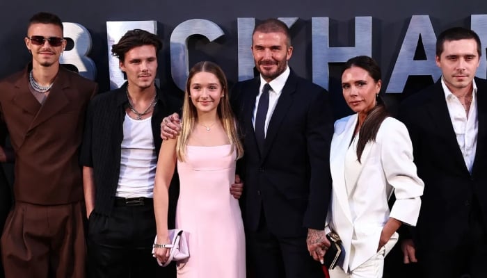 Romeo Beckham steps up for Victoria during feud with Brooklyn