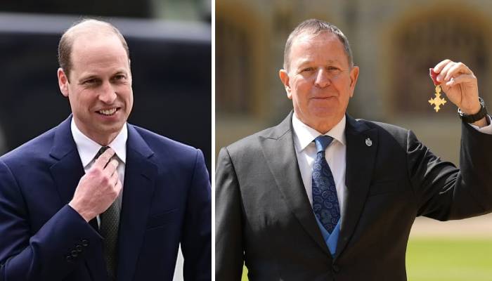 Prince William celebrates Martin Brundle’s ‘iconic career’ with MBE award