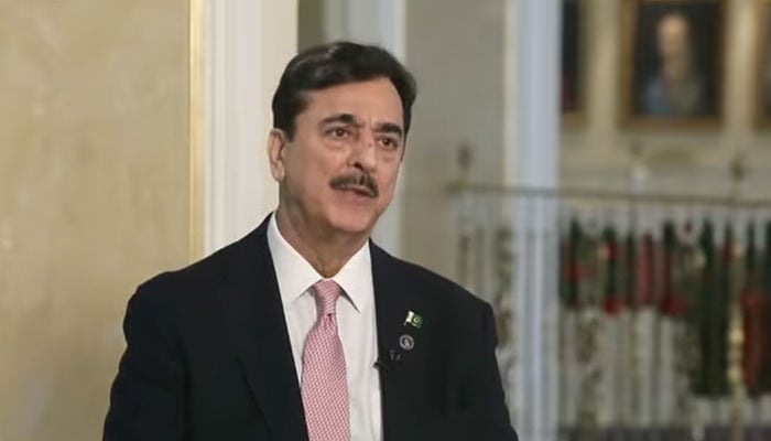 چیئرمین سینیٹ یوسف رضا گیلانی —اسکرین گریپ روسی میڈیا