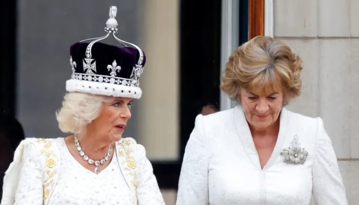 Queen Camilla, sister Annabel Elliot step out together for royal event