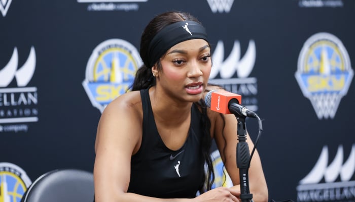 Angel Reese shuts down reporter over Caitlin Clark question