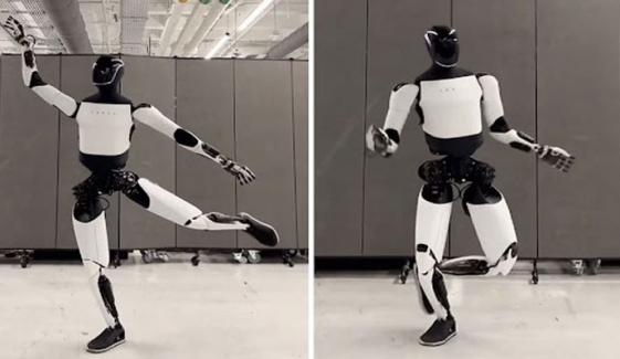 ٹیسلا کا روبوٹ انسانوں کی طرح ڈانس کرنے لگا 