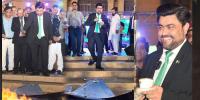 کامران ٹیسوری کی رافیل کے ماڈل کو آگ لگا کر چائے کی چسکیاں لیتے ویڈیو وائرل