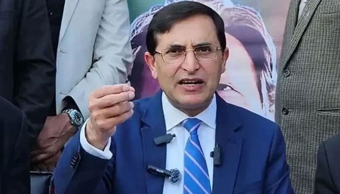 بیرسٹر گوہر — فائل فوٹو