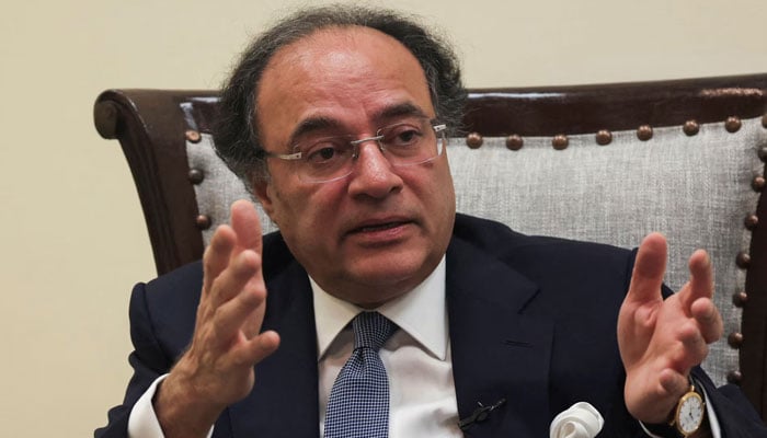وفاقی وزیر خزانہ سینیٹر محمد اورنگزیب—فائل فوٹو