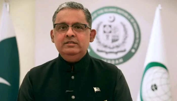 امریکا میں سفیر پاکستان رضوان سعید شیخ—فائل فوٹو