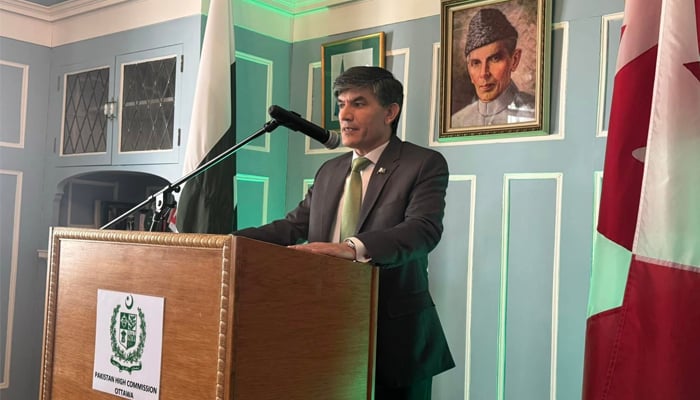 کینیڈا میں  پاکستانی ہائی کمشنر محمد سلیم— جنگ فوٹو