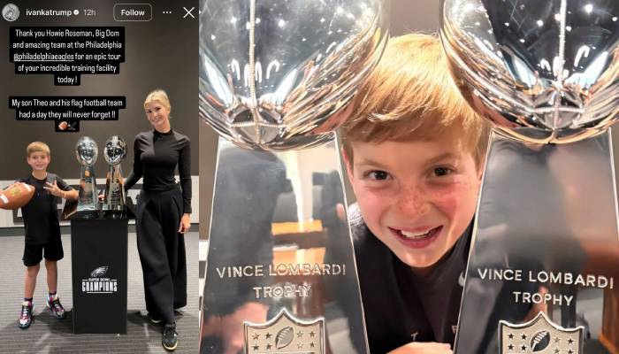 Ivanka Trump shares heartfelt note to Eagles player after his viral compliments