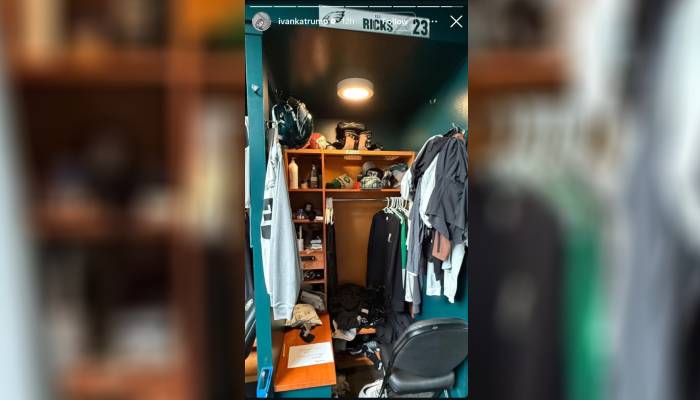 Ivanka Trump shares heartfelt note to Eagles player after his viral compliments