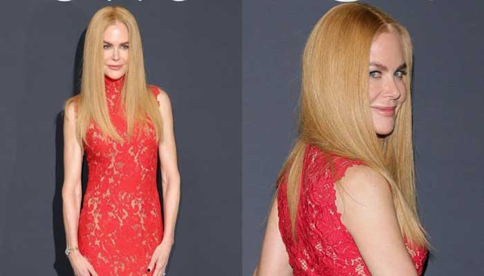 Nicole Kidman slips into bold red gown to receive prestigious award at Cannes