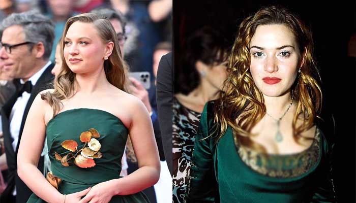 Mia Threapleton channels mum Kate Winslet’s iconic Oscars look for Cannes debut