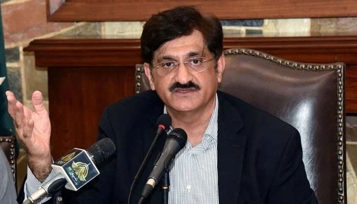 وزیرِاعلیٰ مراد علی شاہ — فائل فوٹو