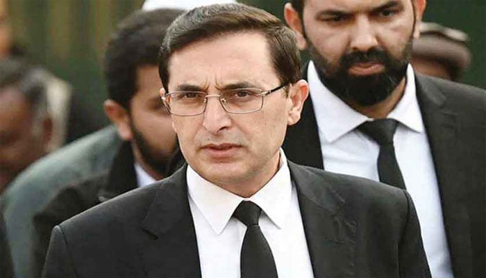 چیئرمین پی ٹی آئی بیرسٹر گوہر علی خان—فائل فوٹو