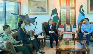چینی سفیر کا ایئر ہیڈ کوارٹرز کا دورہ، پاک فضائیہ کے سربراہ سے ملاقات 