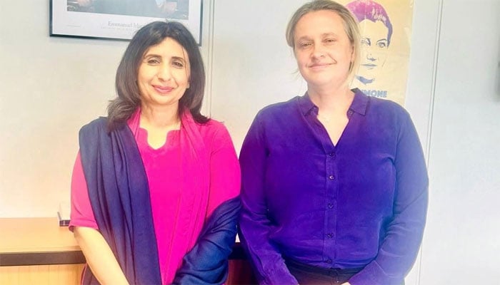 ممتاز زہرہ بلوچ کی فرانسیسی وزارت اقتصادیات کی ڈپٹی ڈائریکٹر سے ملاقات