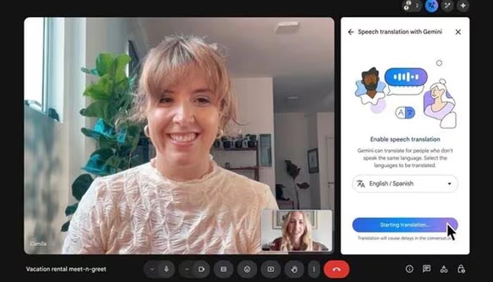 Google Meet receives real-time speech translation feature