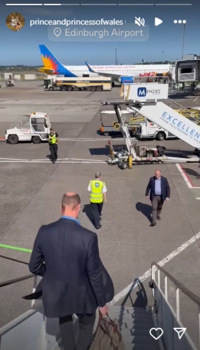 Prince William touches down in Scotland to support meaningful initiative
