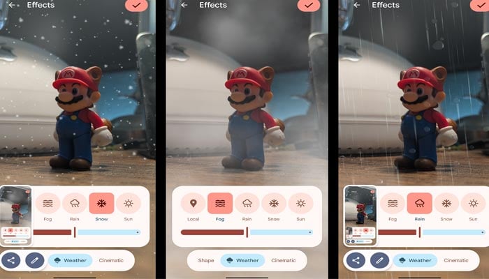 Android 16 brings AI-powered weather effects