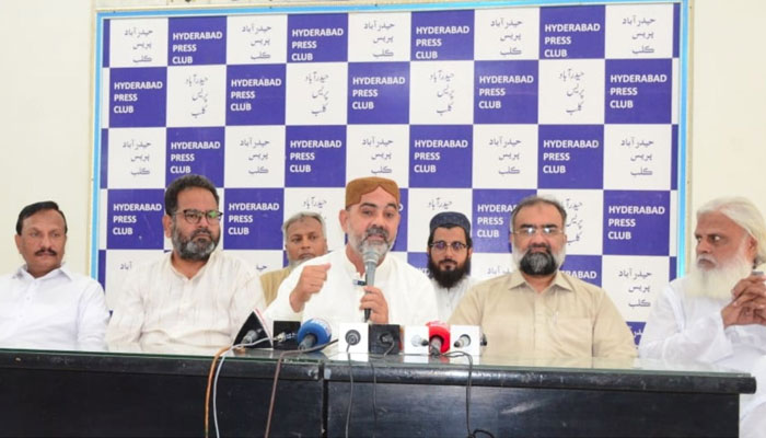 امیرِ جماعتِ اسلامی سندھ کاشف شیخ—ویڈیو گریب