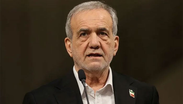 ایرانی صدر مسعود پزشکیان(فائل فوٹو)۔