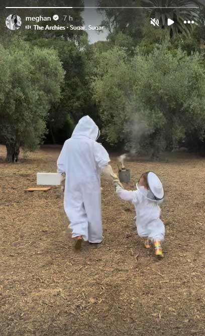 Meghan Markle, Princess Lilibet enjoy beekeeping in rare video