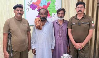 رحیم یارخان: کچے کے علاقے سے ٹارگیٹڈ آپریشن کے دوران دو مغیوں کو بازیاب کروالیا گیا